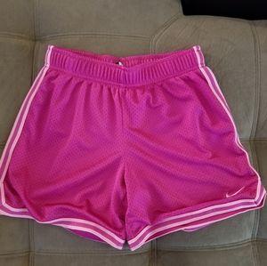 Nike Girls M(10/12) Pink athletic shorts